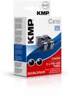 KMP C81D - Pigment-based ink - Multi pack - Canon Pixma IP 4850 - IP 4950 - IX 6550 - MG 5240 - MG 5250 - MG 5340 - MG 5350 - MG 6150 - MG 6250 - MG... - 2 pc(s) - Inkjet printing - Box