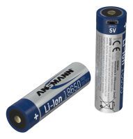 Ansmann 1307-0003 - Rechargeable battery - Lithium-Ion (Li-Ion) - 3.6 V - 3400 mAh - 12.24 Wh - Silver
