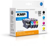 KMP B58VX Vorteilspack BK/C/MY/Y komp. mit Brother LC-3219VALDR Druckerpatronen