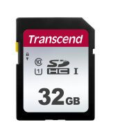 Transcend SD Card SDHC 300S 32GB - 32 GB - SDHC - Class 10 - NAND - 95 MB/s - 20 MB/s