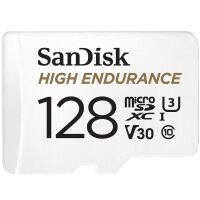 SanDisk High Endurance - 128 GB - MicroSDXC - Class 10 - UHS-I - 100 MB/s - 40 MB/s