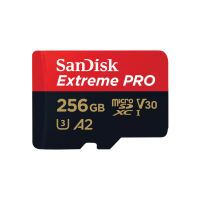 SanDisk microSDXC          256GB Extreme Pro A2 C10 V30 UHS-I U3 microSD