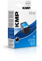 KMP H75 Tintenpatrone schwarz kompatibel mit HP CH 563 EE Druckerpatronen
