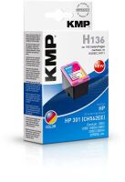 KMP H136 Tintenpatrone color kompatibel mit HP CH 562 EE Druckerpatronen