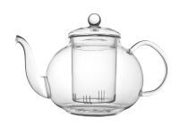 Bredemeijer Teekanne Verona 1,0l Glas inkl. Teefiler         1465 Kannen & Geschirr