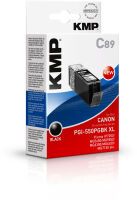 KMP C89 Tintenpatrone schwarz kompatibel mit Canon PGI-550PGBK Druckerpatronen