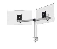 Durable Monitor mount for 2 screens - Clamp - 8 kg - 53.3 cm (21") - 68.6 cm (27") - 100 x 100 mm - Silver