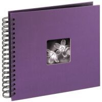 Hama "Fine Art" Spiral Album - purple - 26x24/50 - Purple - 10 x 15 - 13 x 18 - 260 mm - 240 mm