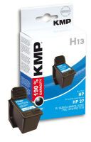KMP H13 Tintenpatrone schwarz kompatibel mit HP C 8727 AE Druckerpatronen