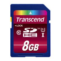 Transcend SDHC               8GB Class 10 UHS-I 600x Ultimate SD-Card
