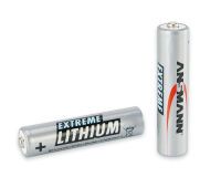 1x2 Ansmann Lithium Micro AAA LR 03 Extreme Batterien