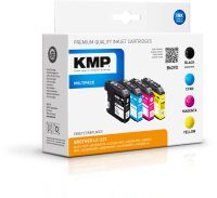 KMP B62VX Multipack kompatibel mit Brother LC-223 BK/C/M/Y Druckerpatronen