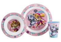 POS Frühstücksset "Paw Patrol Girl" 3-teilig