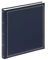Walther Monza blau         34x33 60 Seiten Buchalbum       FA260L Archivierung -Fotoalben-