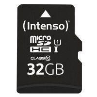 Intenso microSDHC Card      32GB Class 10 UHS-I Premium microSD