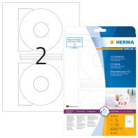 HERMA CD-Etiketten A4 weiß 116 mm Papier blickdicht 50 St. (5079)