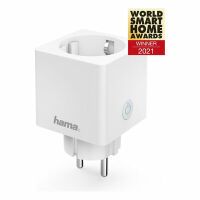Hama WLAN-Steckdose Mini ohne Hub, 3680W/16A Strom - Hausautomation