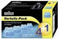 Braun CCR 4+1 Ersatzkartuschen Clean & Renew Reinigungskartusche