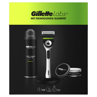 Gillette Labs Set Weißer Rasierer + Rasiergel 198 ml + Feuchtigkeitscreme 100 ml #BDPG22