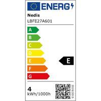 Nedis LED-Filament-Lampe E27 / A60 / 4 W / 470 lm / 2700 K / Warmweiss / Retro Style / 1 Stück