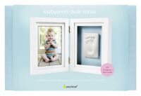 PEARHEAD Babyabdruck Tischbilderrahmen "Baby" für 1 Foto und Hand- und Fußabdruck