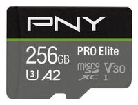 PNY P-SDU256V32100PRO-GE - 256 GB - MicroSDXC - Class 10 - UHS-I - 100 MB/s - 90 MB/s