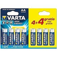 VARTA HIGH ENERGY - LR6 - MN1500 - AA - BL. 4+4 GRATIS (4906121448)