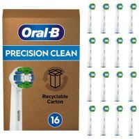 Braun Zahnbürstenkopf Precision Clean Weiss 16 Stück