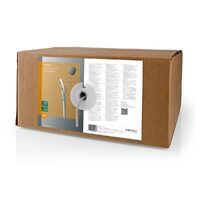 Nedis Netzwerk-Kabel Rollen / CAT6 / Solid / F/UTP / CCA / 305 m / Innen / Rund / PVC / Grau / Pull Box - ausziehbar