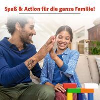 Ravensburger 26750 - Make 'n' Break - Gesellschaftsspiel für die ganze Familie mit Bausteinen, Spiel
