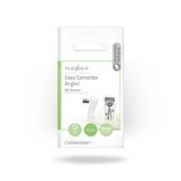 Nedis KOAXSTECKER WINKEL (CSGP40920WT     2STK)
