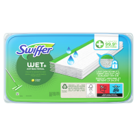 Swiffer Bodenwischer Feuchte Bodentücher Nachfüllpackung Antibakteriell 20 Tücher, für eine schnelle und einfache Reinigung