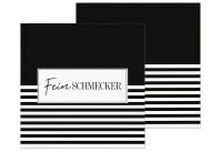 LA VIDA Serviette "Feinschmecker" 20er Pack - 6 Stück