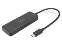DIGITUS 3-Port MST Video Hub USB-C/3x HDMI 2.0, 4K/60Hz Datenverteiler/Umschalter