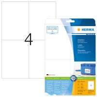 HERMA Etiketten Premium A4 weiß 105x148   mm Papier 100 St. (5063)