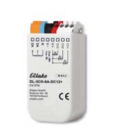 Eltako DL-3CH-8A-DC12+ - Dimmer - External - Wireless - White - LED - IP20