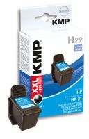 KMP H29 Tintenpatrone schwarz kompatibel mit HP C 9351 AE Druckerpatronen