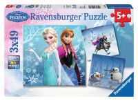 Ravensburger Abenteuer im Winterland 3 X 49 Teile Puzzle Puzzles