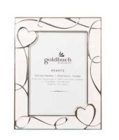 Goldbuch Hearts creme      13x18 Metallrahmen Portrait     960243 Portrait- und Minirahmen