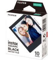 1 Fujifilm Instax Square Film Black Frame Instant-Filme