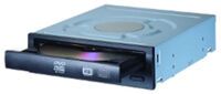 Lite-On iHAS124 bulk black DVD+R/-R 24x SATA - DVD Burner - DVD: 8x