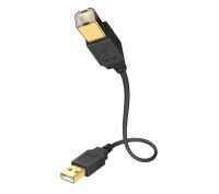 in-akustik Premium High Speed USB A / B 2.0 1,0 m Kabel und Adapter -Audio/HiFi-