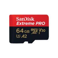 SanDisk microSDXC           64GB Extreme Pro A2 C10 V30 UHS-I U3 microSD