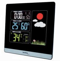 Technoline WS 6448 - Black - Indoor thermometer,Outdoor thermometer - 120 mm - 24 mm - 120 mm