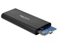 Delock 42614 - SSD enclosure - M.2 - 10 Gbit/s - USB connectivity - Black