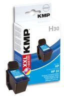 KMP H30 Tintenpatrone color kompatibel mit HP C 9352 AE Druckerpatronen