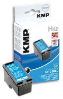 KMP H42 - Pigment-based ink - Black - HP DeskJet D 4260 - D 4300 - D 4360 - J 5700 - J 5725 - J 5730 - J 5735 - J 5740 - J 5750 - J 5780 - J 5785,... - 1 pc(s) - Inkjet printing - Box