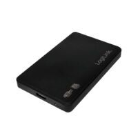 LogiLink Geh. 6.3cm (2,5") USB 3.0/SATA  Black screwless (UA0256)