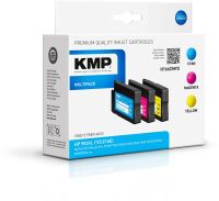 KMP 1748,4050 - Compatible - Pigment-based ink - Cyan - Magenta - Yellow - HP - Multi pack - HP OfficeJet Pro 7700 Series HP OfficeJet Pro 7730 HP OfficeJet Pro 7740 WF HP OfficeJet Pro 8200...