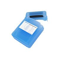 LogiLink HDD Schutz-Box für 2x 6.3cm (2,5") blau wasseresist (UA0132)